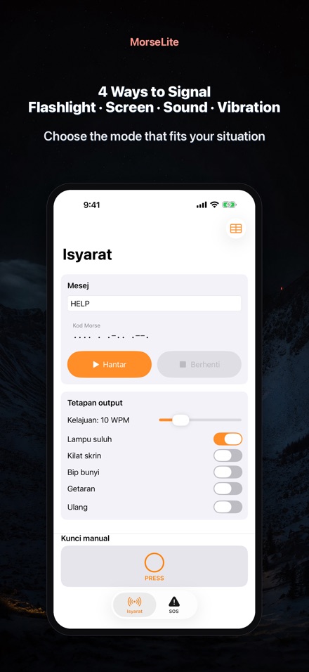 MorseLite: Kilat & Isyarat 3