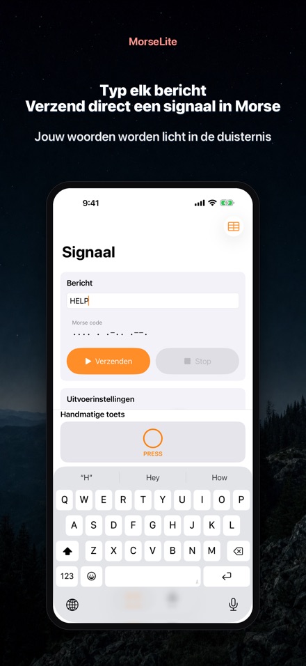 MorseLite: Flits en Signaal