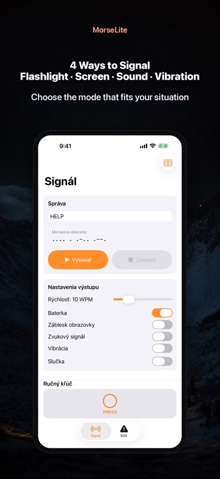 MorseLite: Záblesk a Signál 3