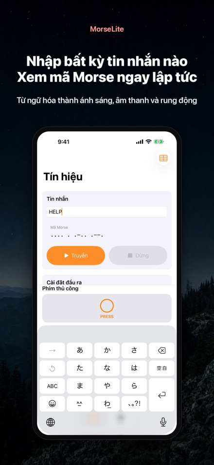 MorseLite: Đèn & Tín hiệu