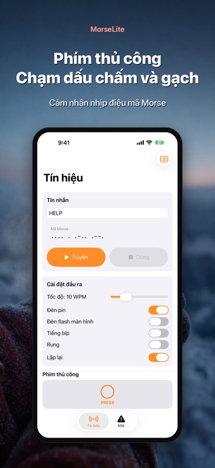 MorseLite: Đèn & Tín hiệu 5