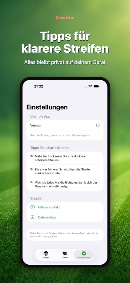 MowLine: Rasen Streifen 10