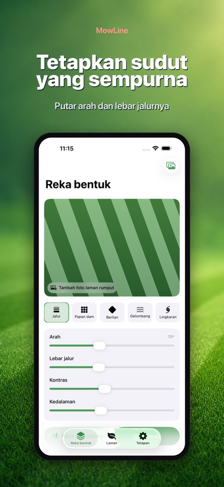 MowLine: Corak Jalur Rumput 4