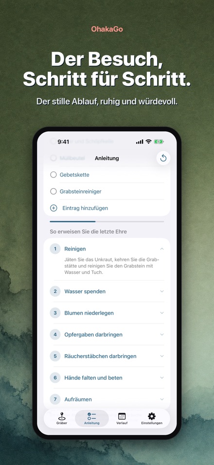 OhakaGo: Grabbesuch-Helfer 4