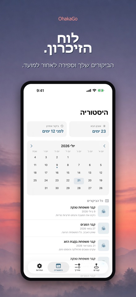 OhakaGo: איתור וניהול קברים 6