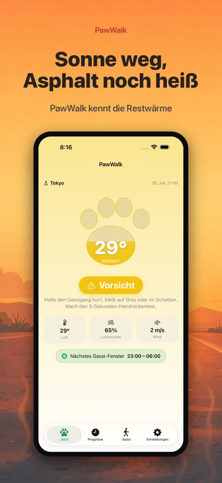 PawWalk – Gassi Hitze-Check 5