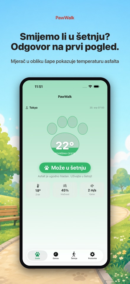 PawWalk – šetnja psa i vrućina