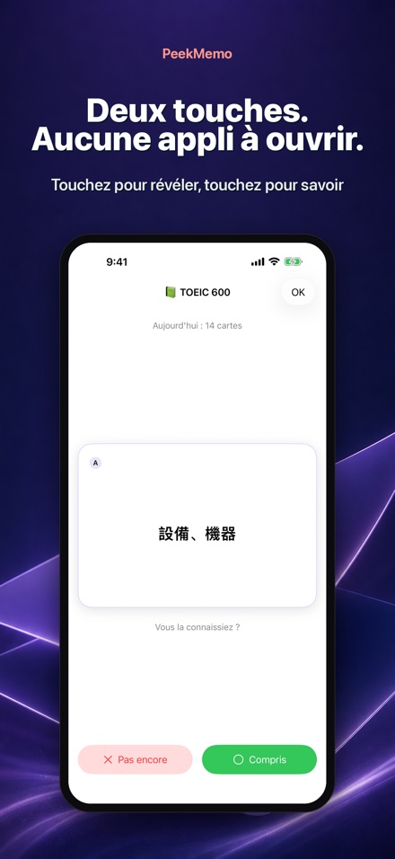 PeekMemo : Fiches de révision 3