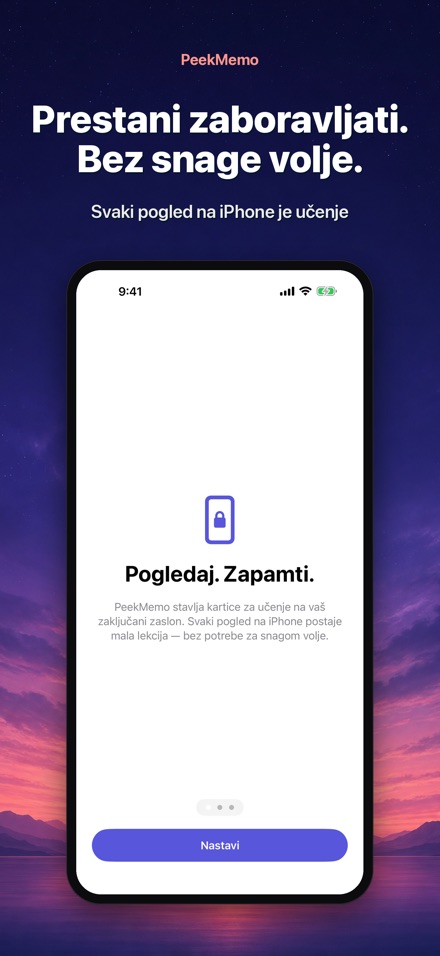 PeekMemo: kartice za učenje 8