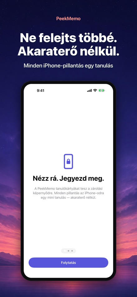 PeekMemo: szókártyák 8