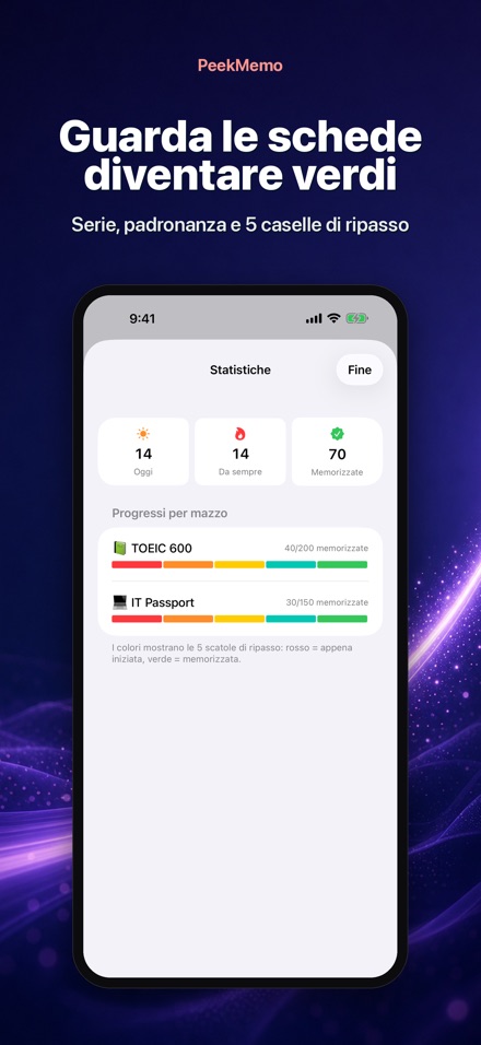 PeekMemo: Flashcard e widget 6