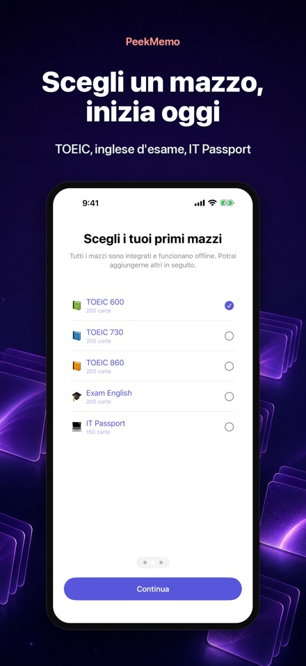 PeekMemo: Flashcard e widget 9