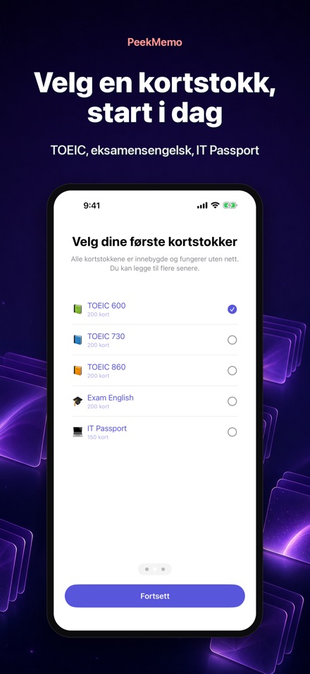 PeekMemo: Gloser på skjermen 9