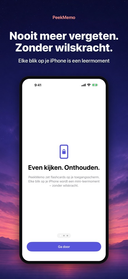 PeekMemo: Flashcards 8