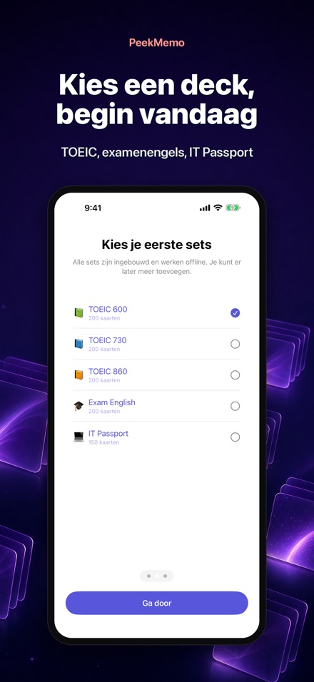 PeekMemo: Flashcards 9
