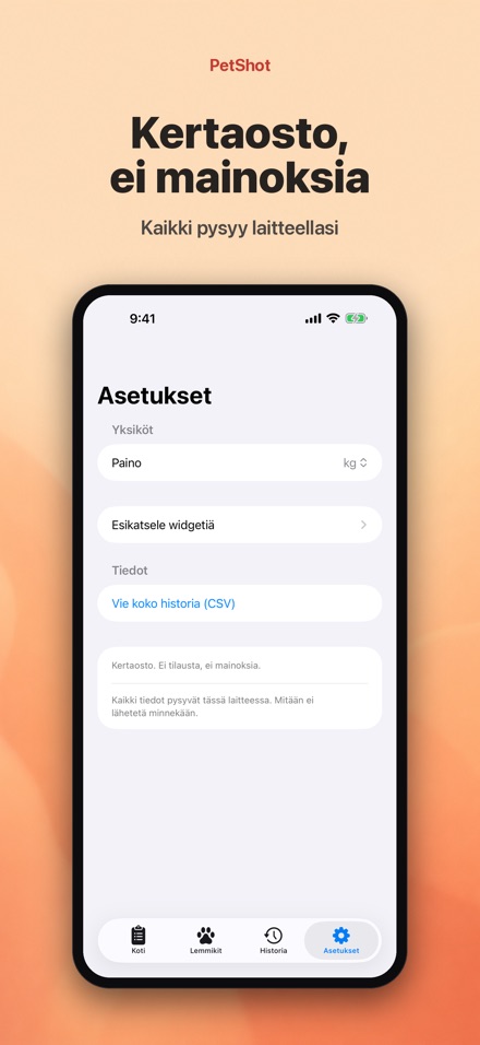 PetShot: Rokotusmuistutus 10
