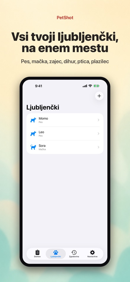 PetShot: Opomnik za Cepljenje 2