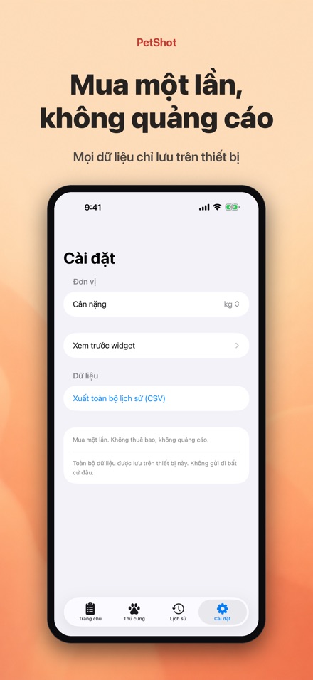 PetShot: Nhắc Lịch Tiêm Phòng 10