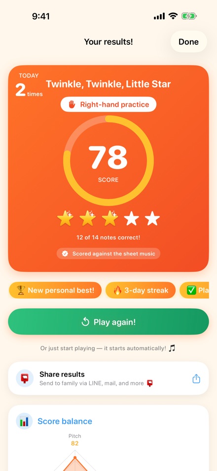 AI scores your performance