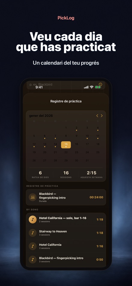 PickLog: Cronòmetre Guitarra 3