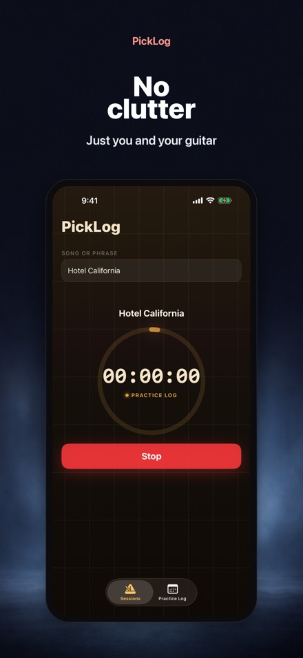 PickLog: Guitar Practice Timer 8