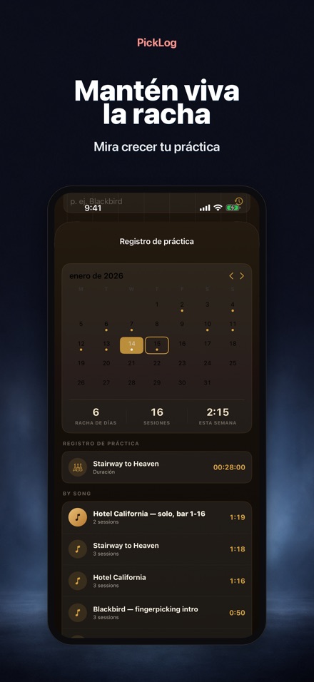 PickLog: Timer de Guitarra 4