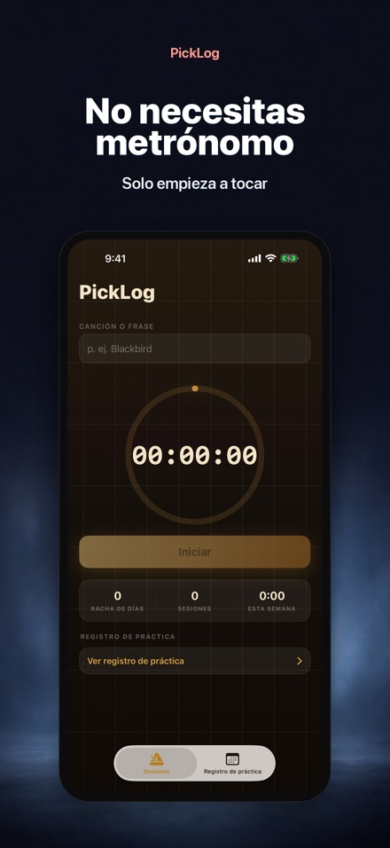 PickLog: Timer de Guitarra 6