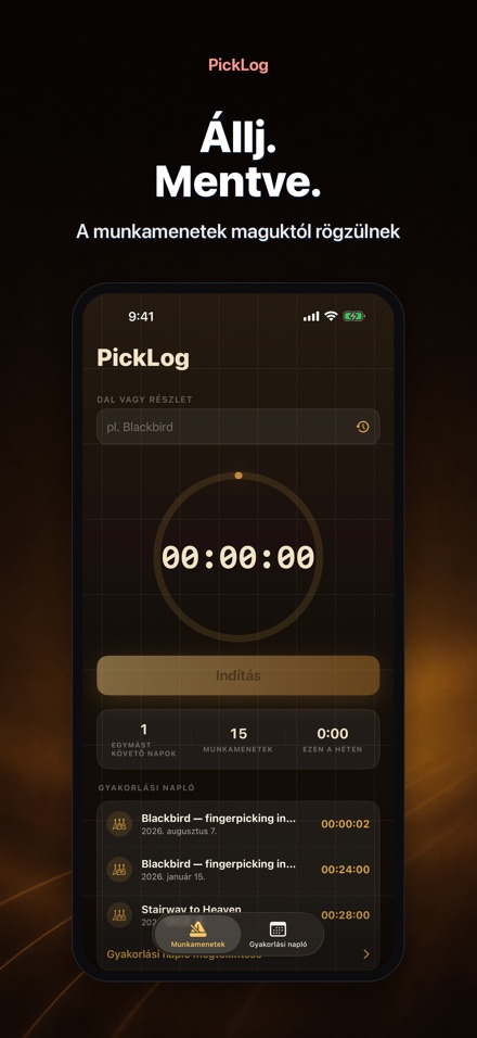 PickLog: Gitáredzés Időzítő 7
