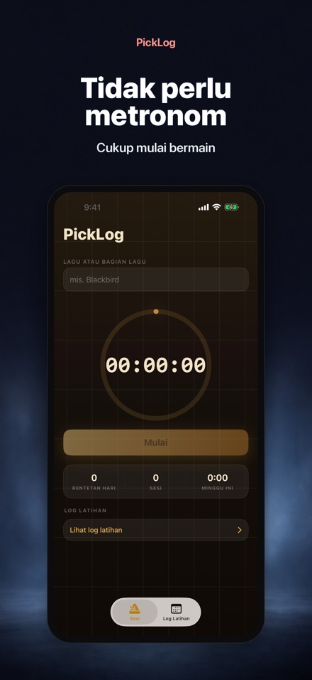 PickLog: Timer Latihan Gitar 6