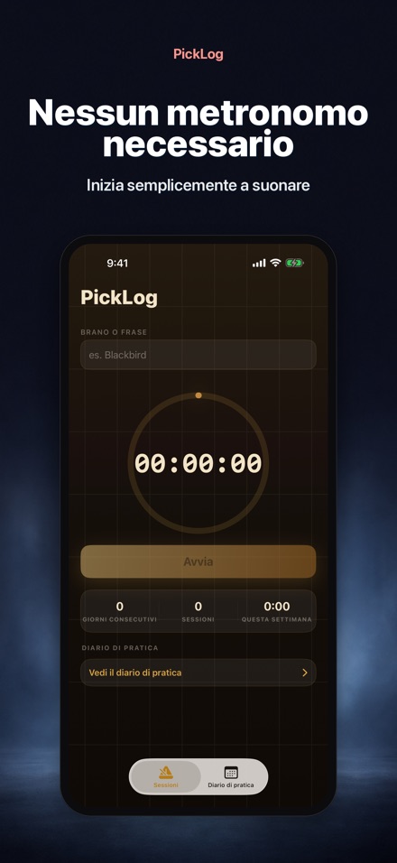 PickLog: Timer Chitarra 6