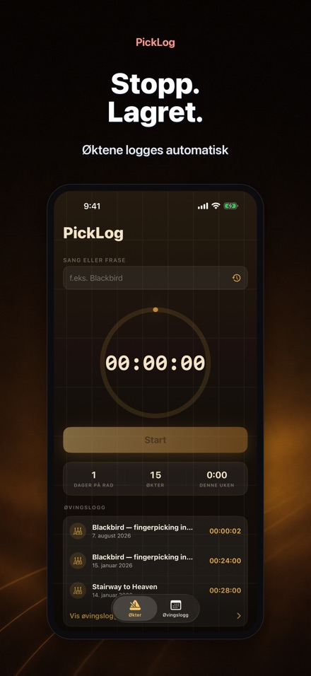 PickLog: Gitarøvings-timer 7