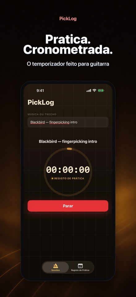 PickLog: Timer de Guitarra