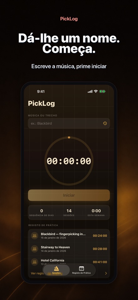 PickLog: Timer de Guitarra 2
