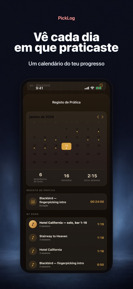 PickLog: Timer de Guitarra 3