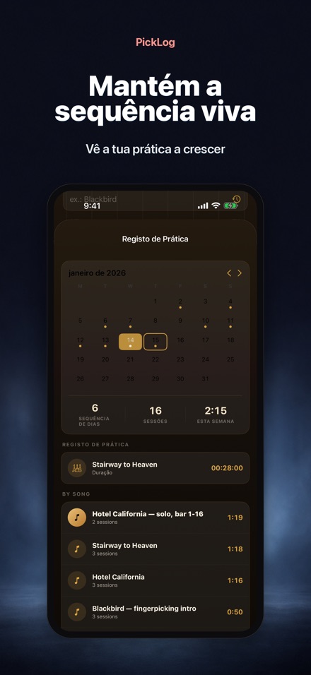 PickLog: Timer de Guitarra 4