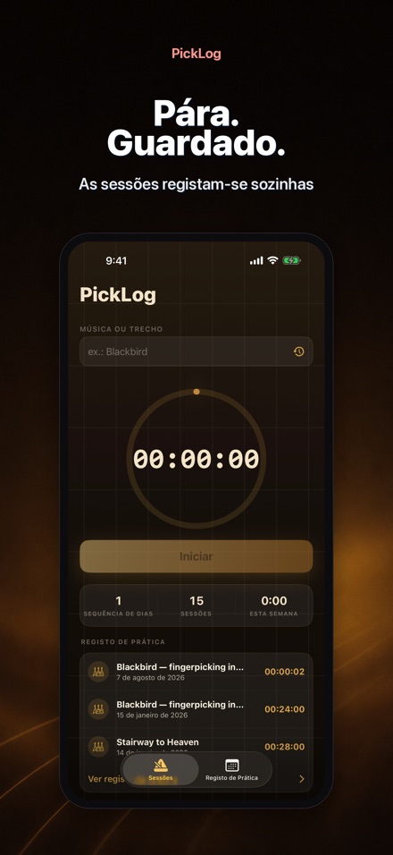 PickLog: Timer de Guitarra 7