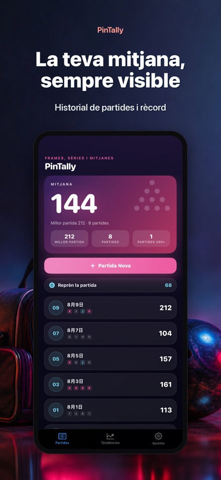PinTally: Puntuació Bitlles 4