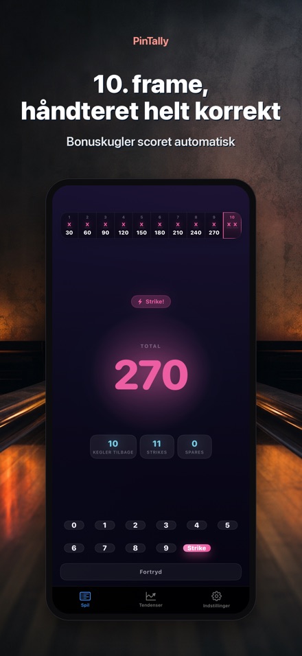 PinTally: Bowlingscore-log 6