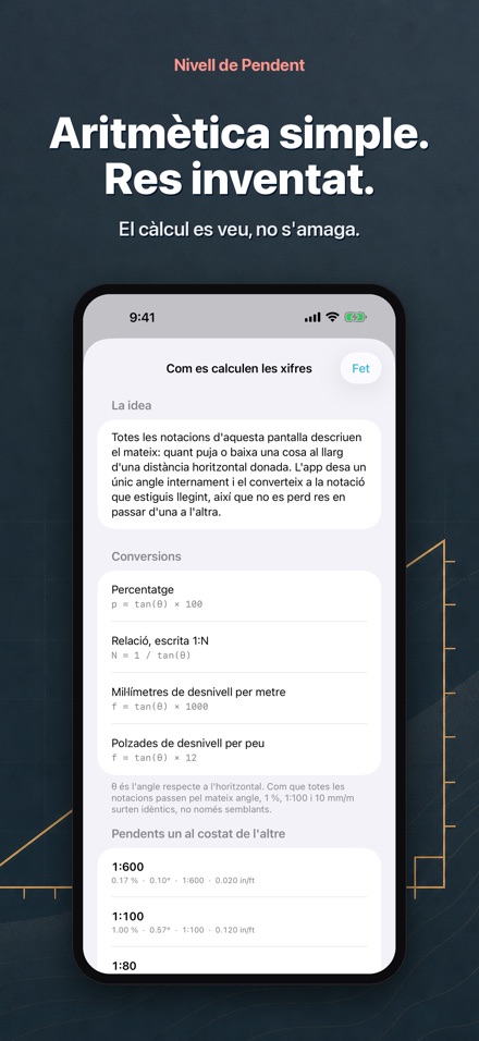 Nivell de Pendent i Desguàs 9
