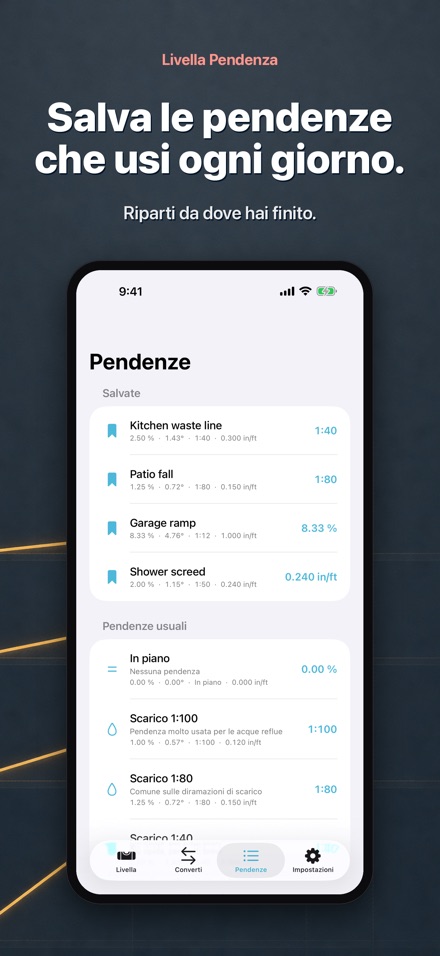 Livella Pendenza e Scarico 5