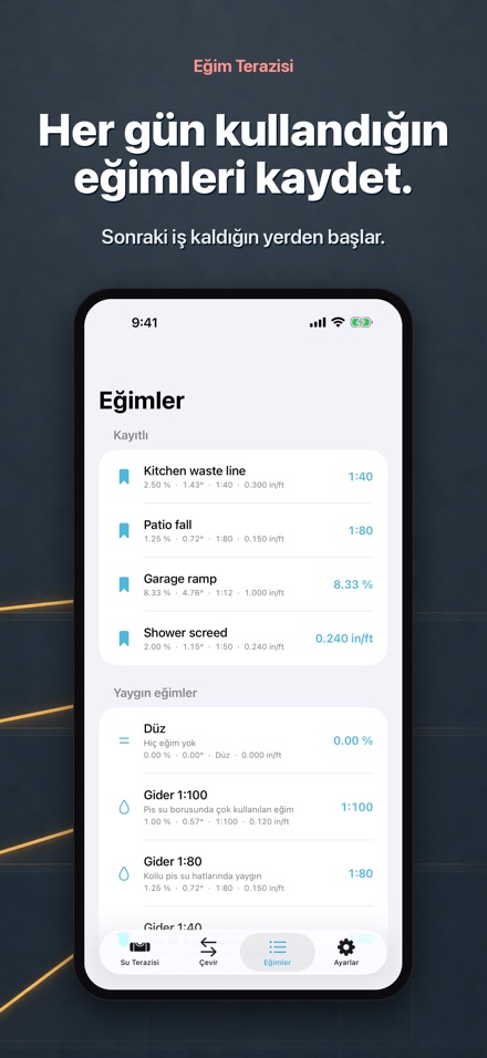 Eğim ve Meyil Terazisi 5