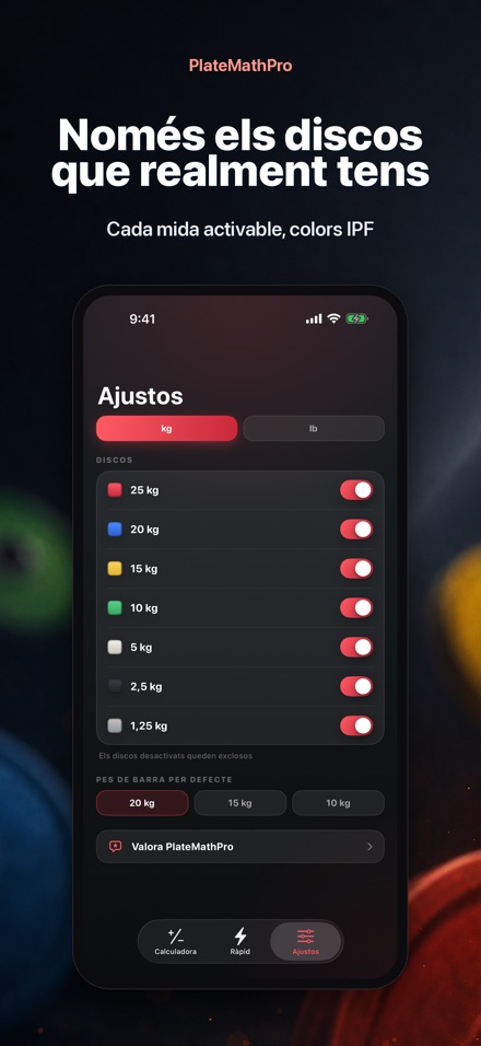 PlateMathPro: Càlcul discos 7