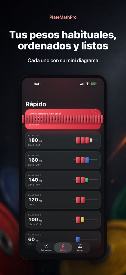 PlateMathPro: Discos barra 5