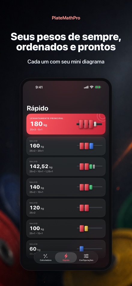 PlateMathPro: Calc. anilhas 5