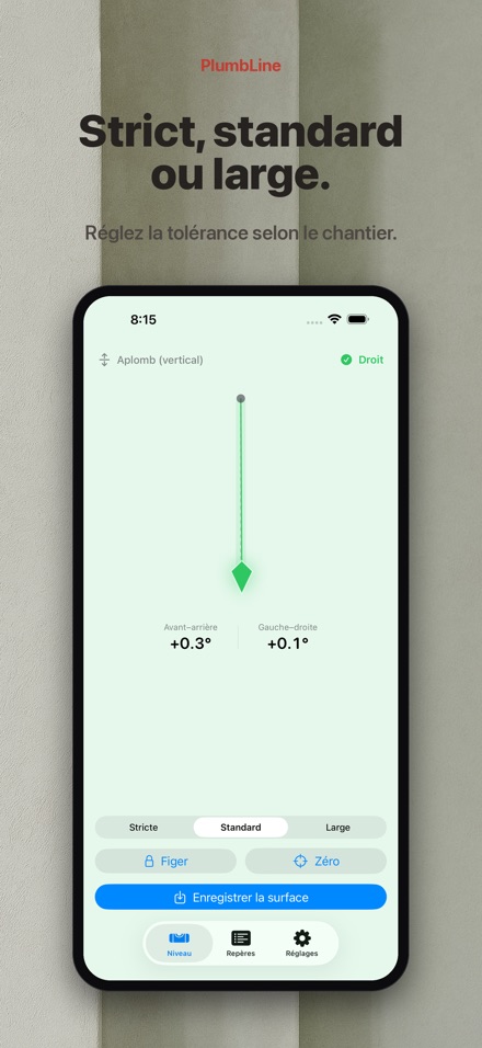 PlumbLine : niveau à bulle 5