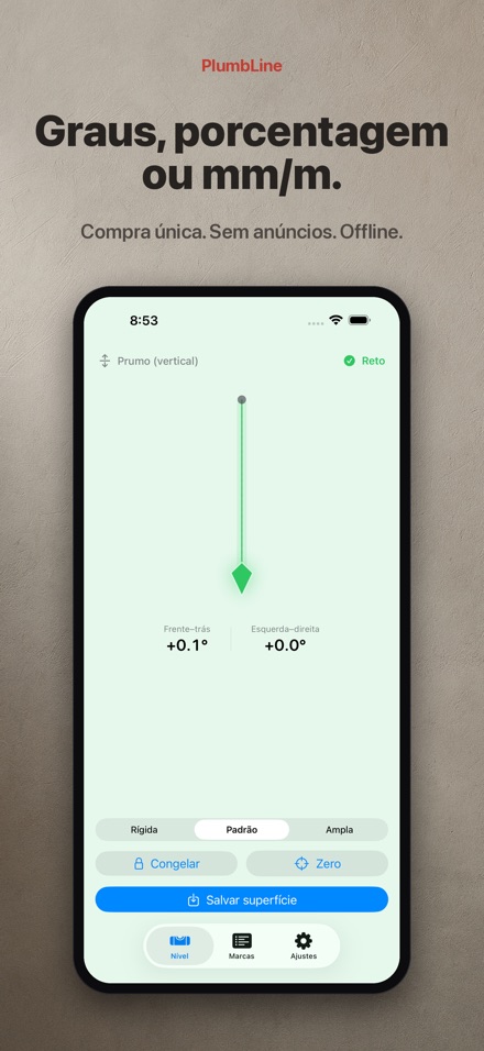 PlumbLine: nível de bolha 10