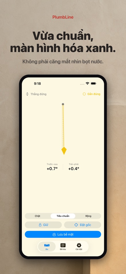 PlumbLine: Thước thăng bằng 2