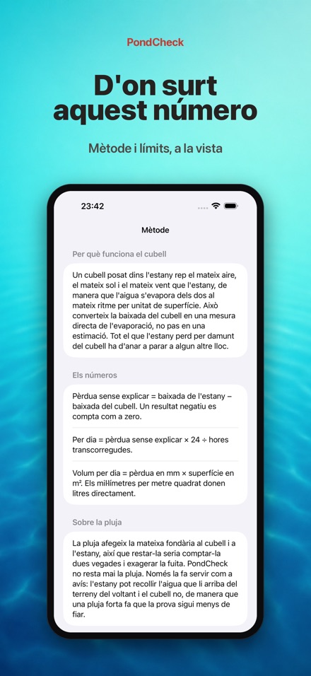 PondCheck test de fuites 10