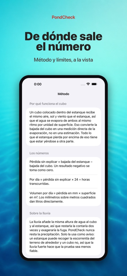 PondCheck: fuga de agua 10