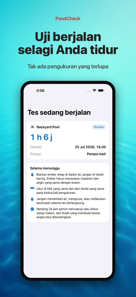 PondCheck tes bocor kolam 4